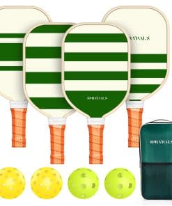 Set de 4 Paletas de Pickleball Sprypals, Juego de Paletas