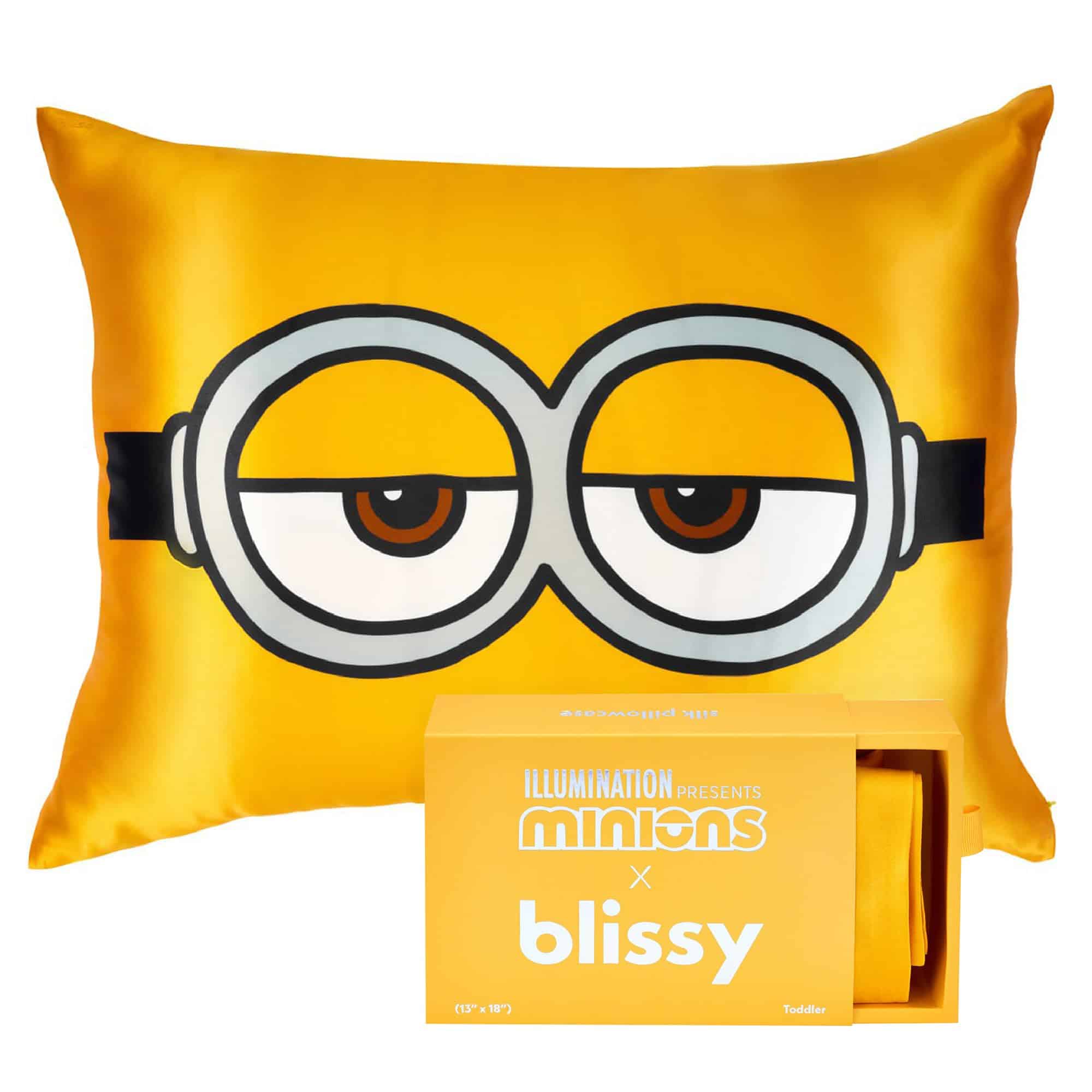 Funda de Almohada de Seda para Niños Blissy - -Minion