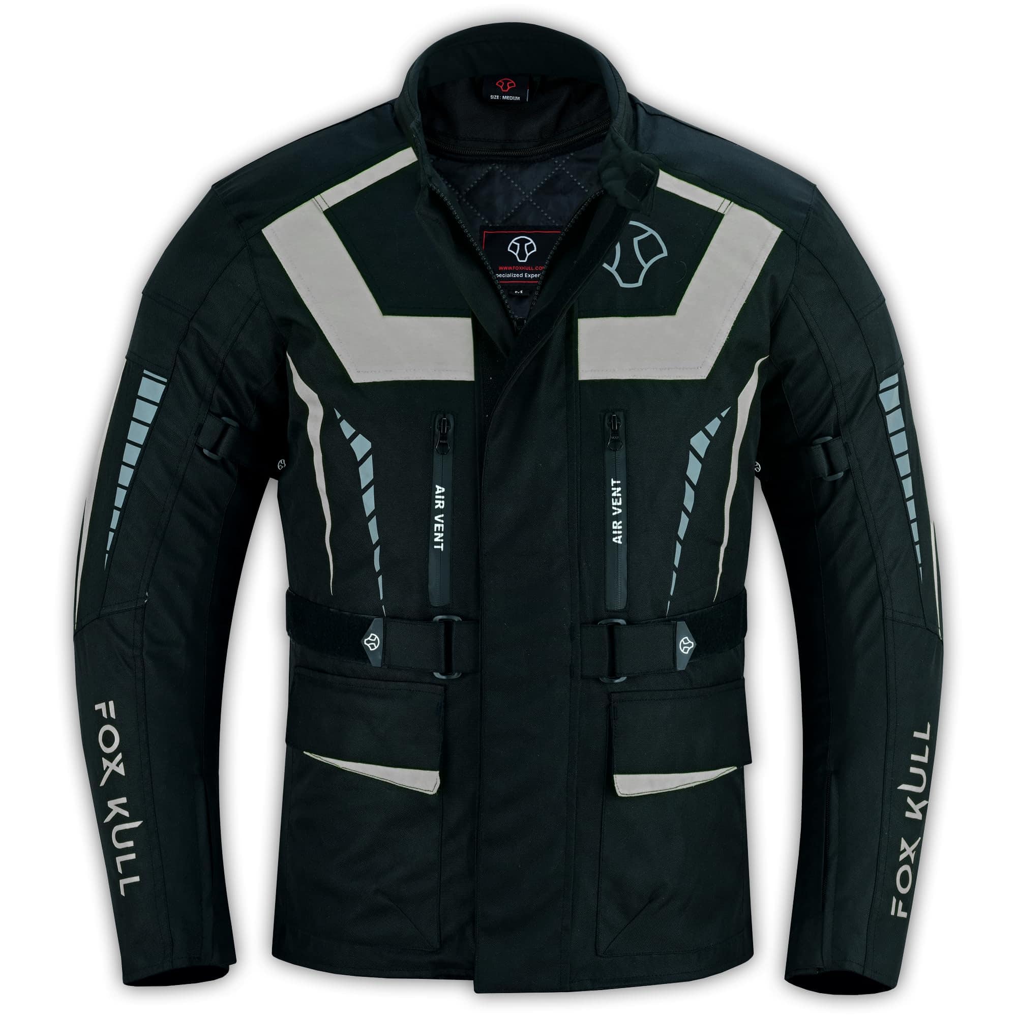 Chamarra de Motocicleta FOXKULL para Hombre