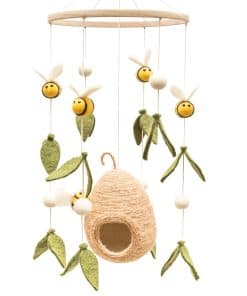 Móvil de abejas para cuna de bebé GLACIART ONE | Decoración