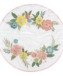 Levtex Baby - Tapete de Juego Patch Garden - Floral - Rosa,