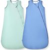 Saco de Dormir para Bebé de Bambú HAPIU -Sage & Slate Blue