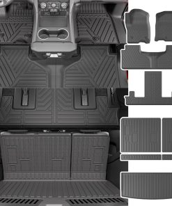 Tapete de Piso de 7 Asientos Compatible con Chevy Tahoe/GMC