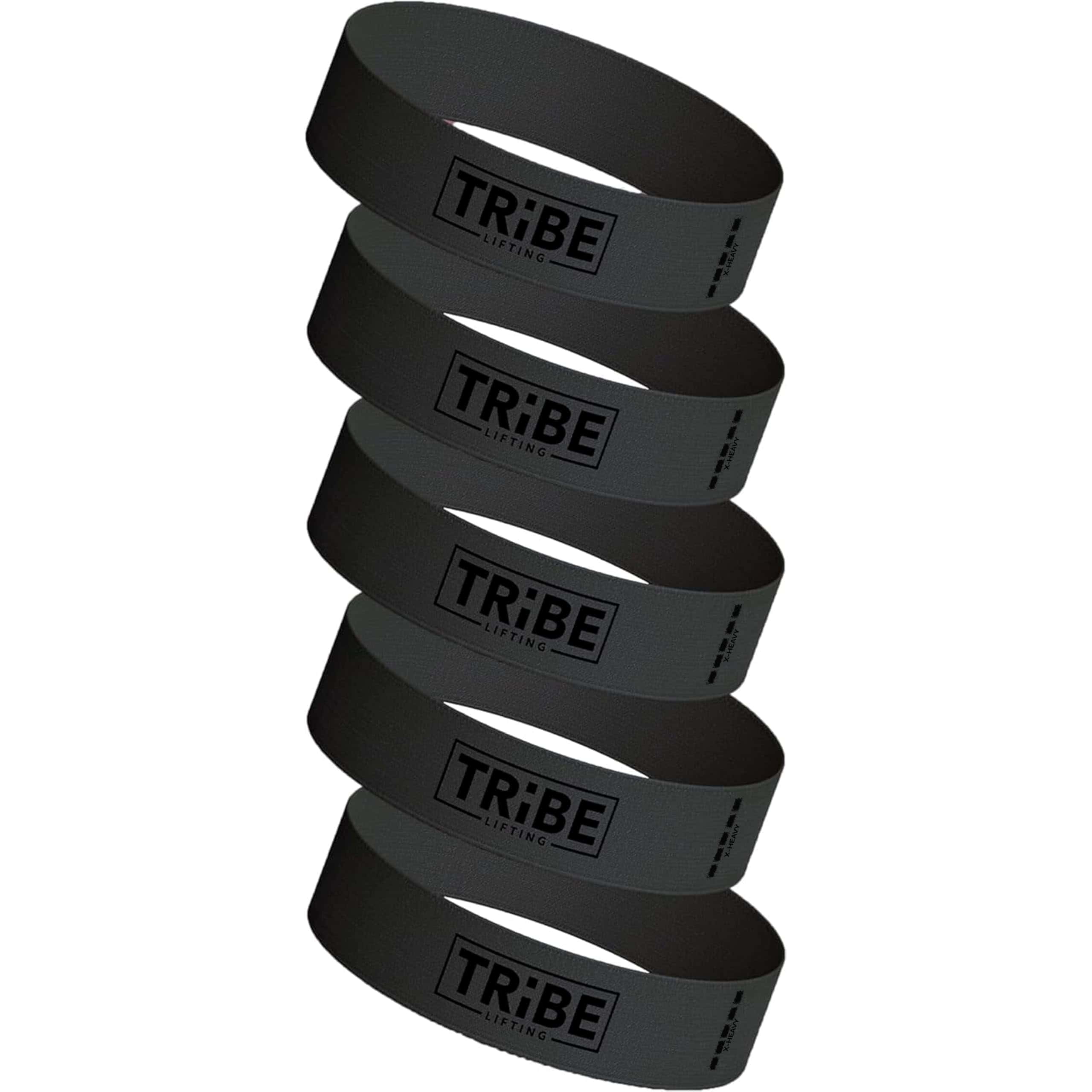 Bandas de Resistencia de Tela para Entrenar - -Negro
