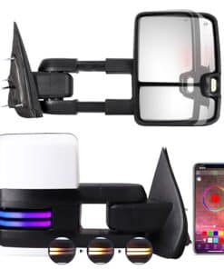 Espejo de remolque RGB Switchback compatible con Chevy