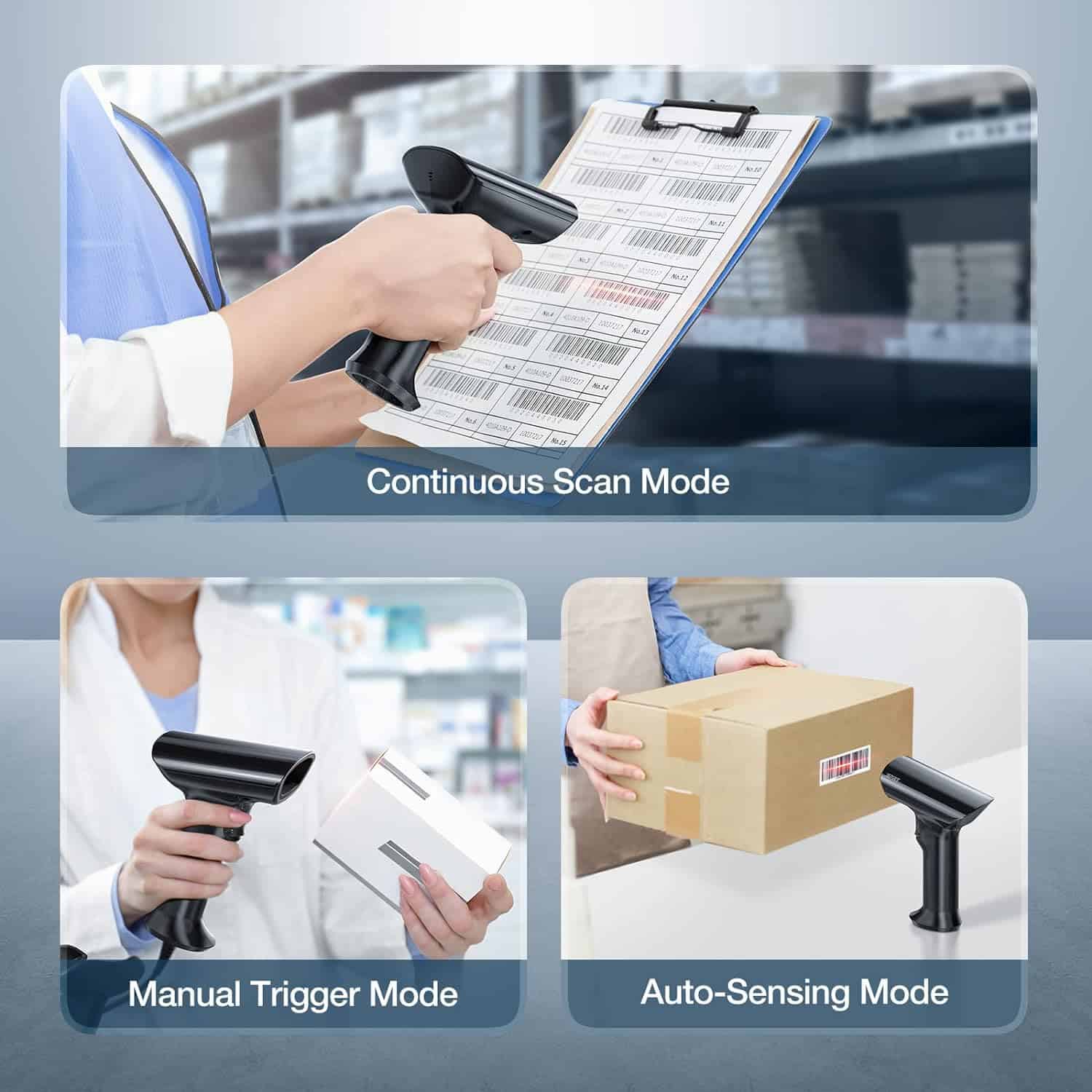 Escáner de Código de Barras Bluetooth 1D 2D QR iDPRT, - Imagen 9