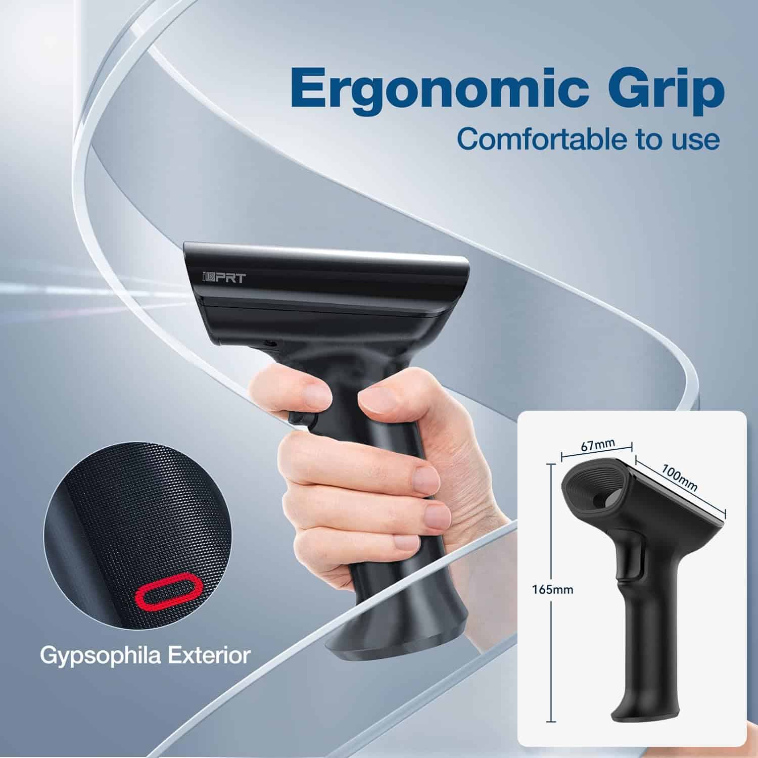 Escáner de Código de Barras Bluetooth 1D 2D QR iDPRT, - Imagen 10