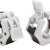AbraFit 2� Olympic Barbell Clamps - Solid ABS Locking