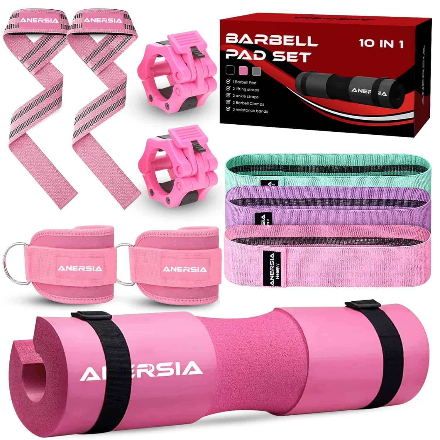 ANERSIA 10-Piece Set de Almohadilla de Barra � Cojín de