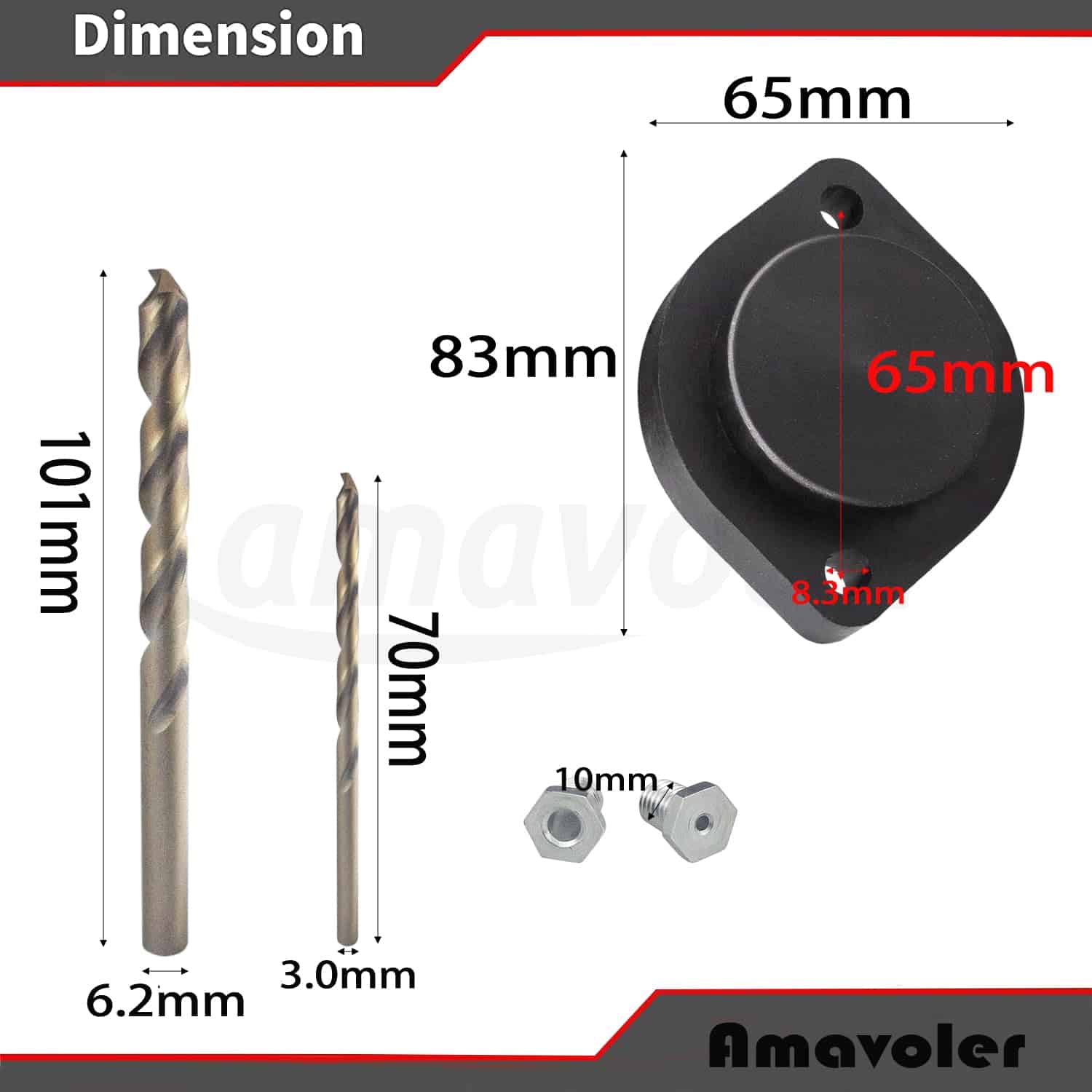 Kit de herramientas de reparación de chapa de perno de - Imagen 4