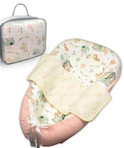 Nido de bebé ajustable para recién nacidos de 0 -Rosa