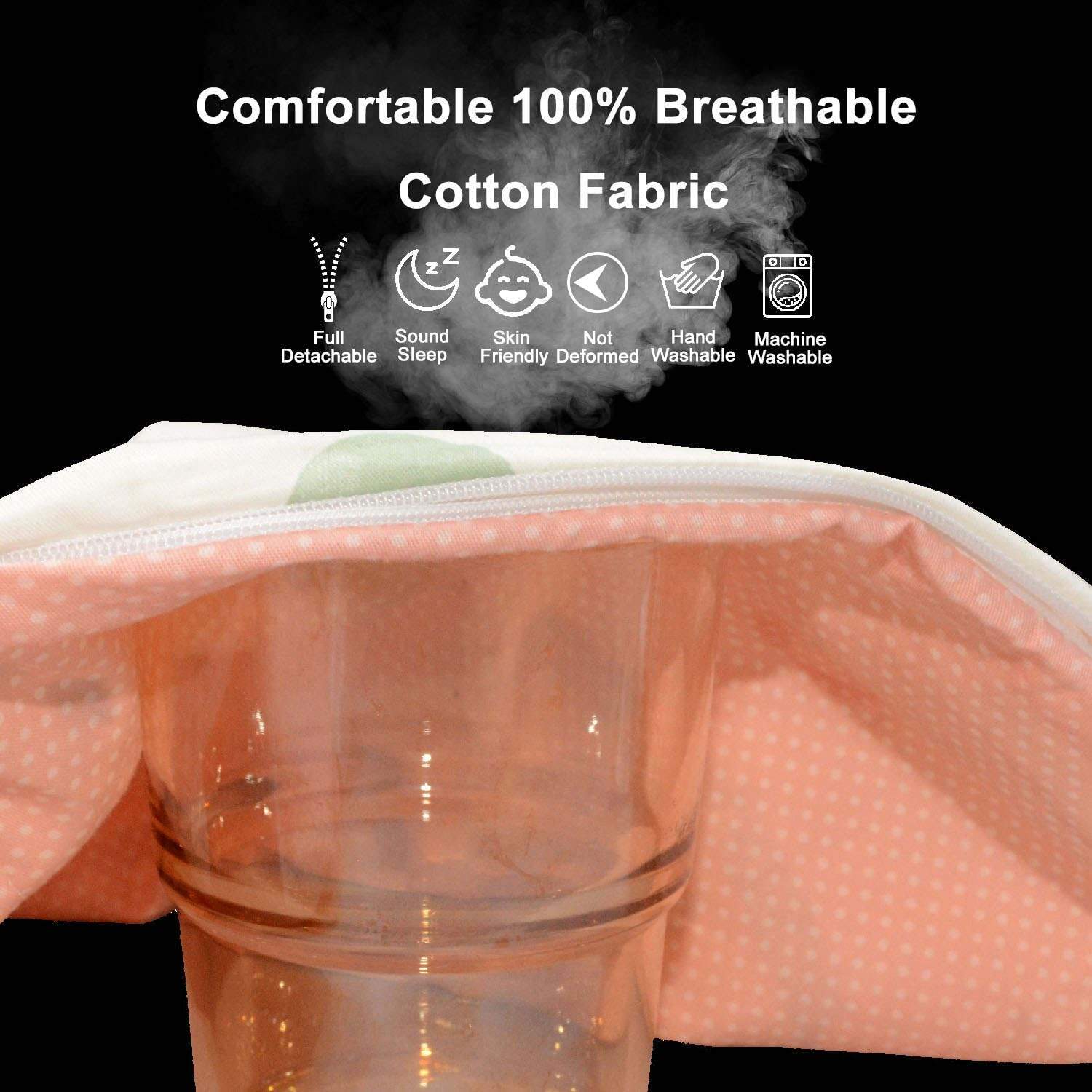 Nido de bebé ajustable para recién nacidos de 0 -Rosa - Imagen 7