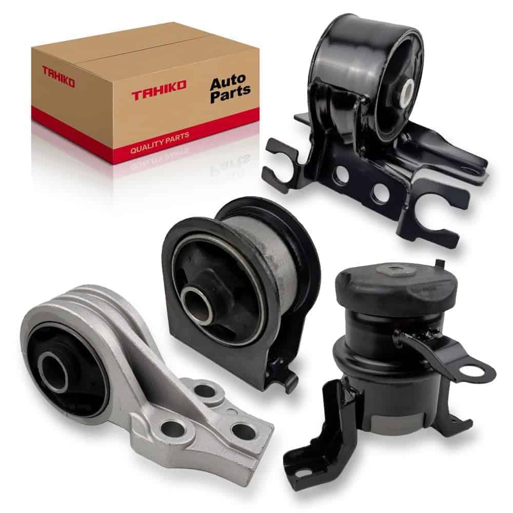 Conjunto de 4 soportes de motor y -Negro