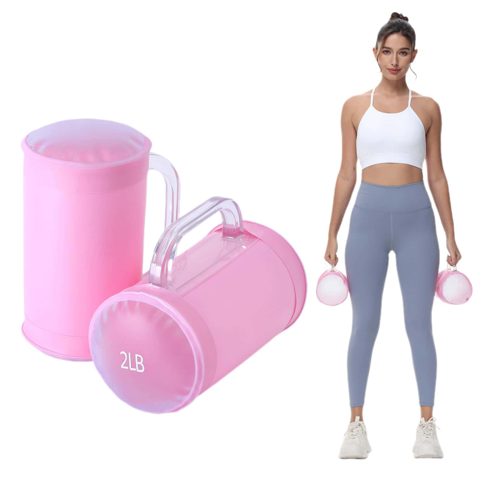 Pesas para Entrenamiento DEIRIS con Agua, Pesas Rellenas de