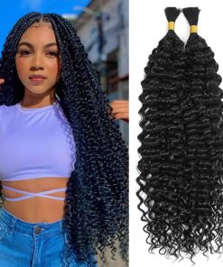 Cabello para Trenzas Humanas 18 Pulgadas Onda de Agua