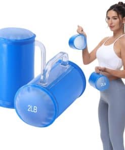 DEIRIS Water Dumbbells, Pesas de Agua con Ajuste de Peso,