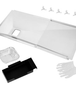 Bandeja de Grasa Ajustable con Bandeja de Recogida para