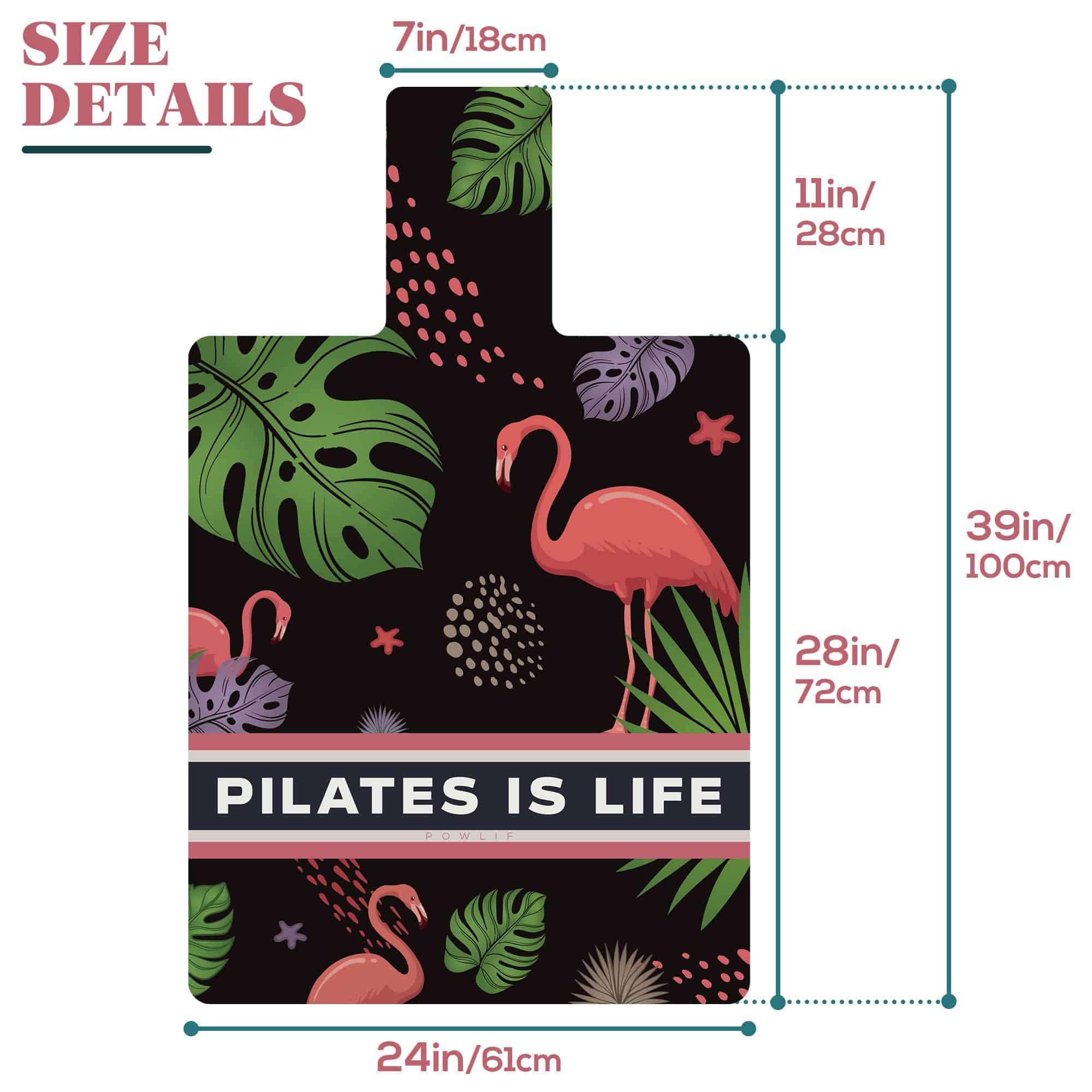 Tapete para Pilates Reformer POWLIF, Cubierta Plegable para - Imagen 7