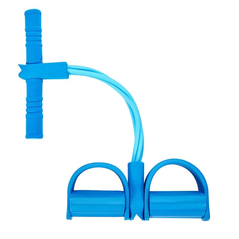 Banda de Resistencia de 4 Tubos de Goma para Fitness con