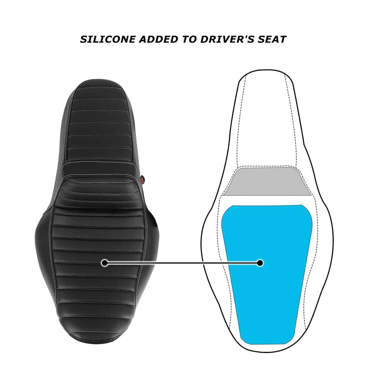 Asiento de una sola pieza para conductor y pasajero - Imagen 7