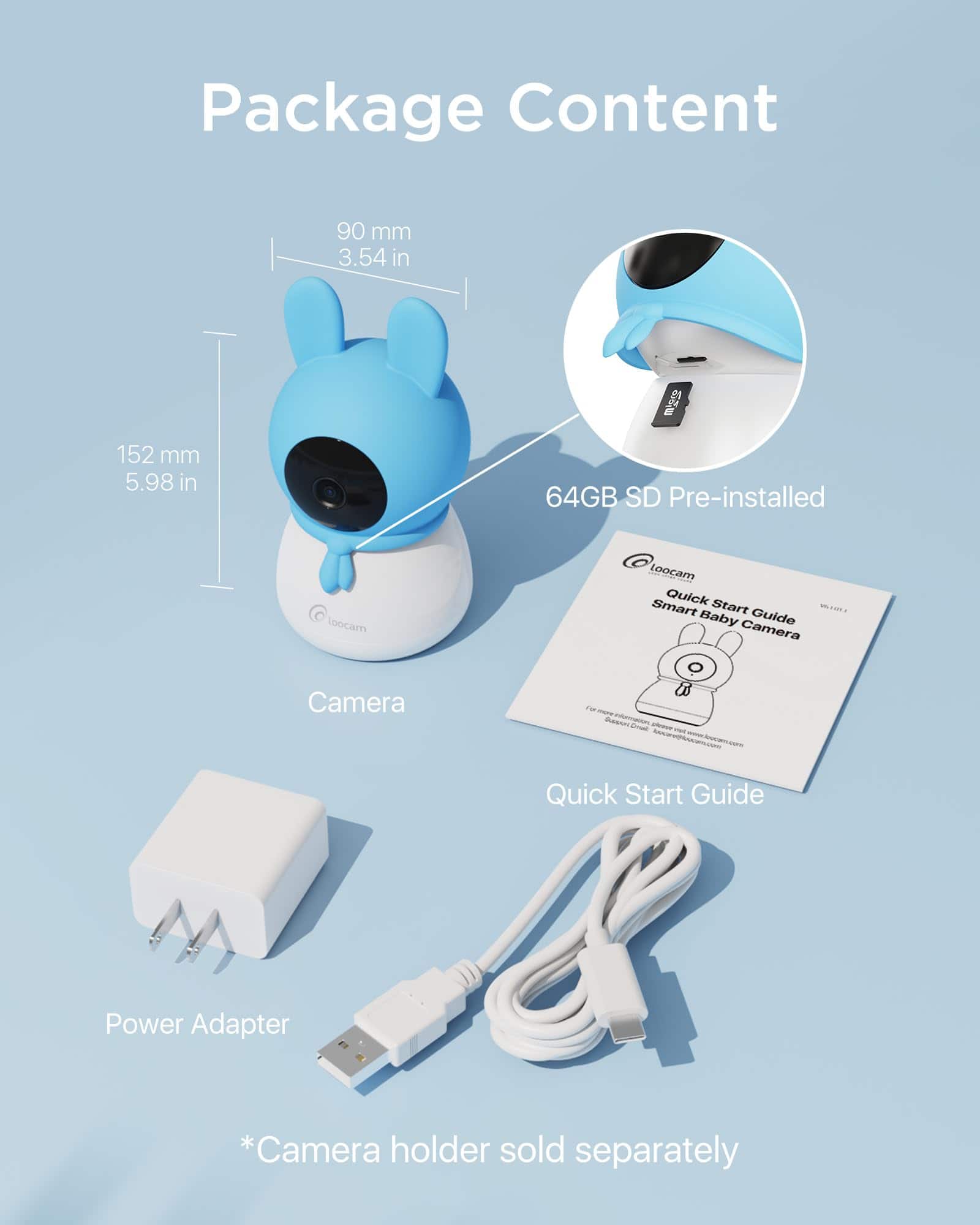 Cámara Inteligente para Bebés y Mascotas Loocam 2.5K 4MP - Imagen 10