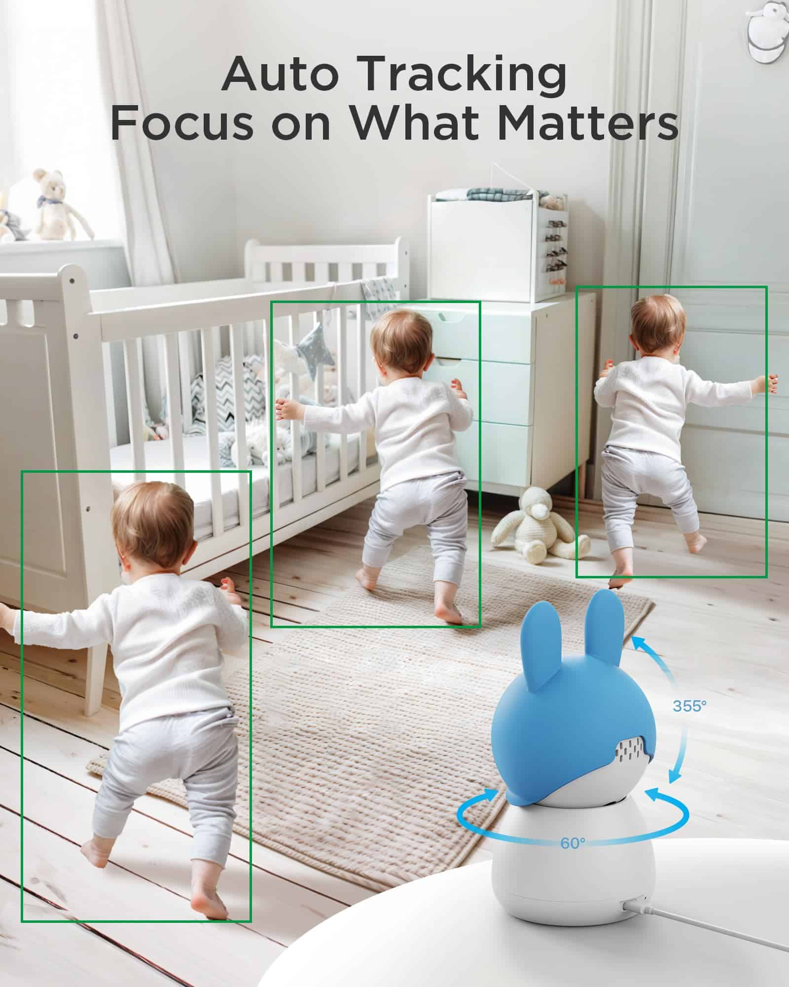 Cámara Inteligente para Bebés y Mascotas Loocam 2.5K 4MP - Imagen 8