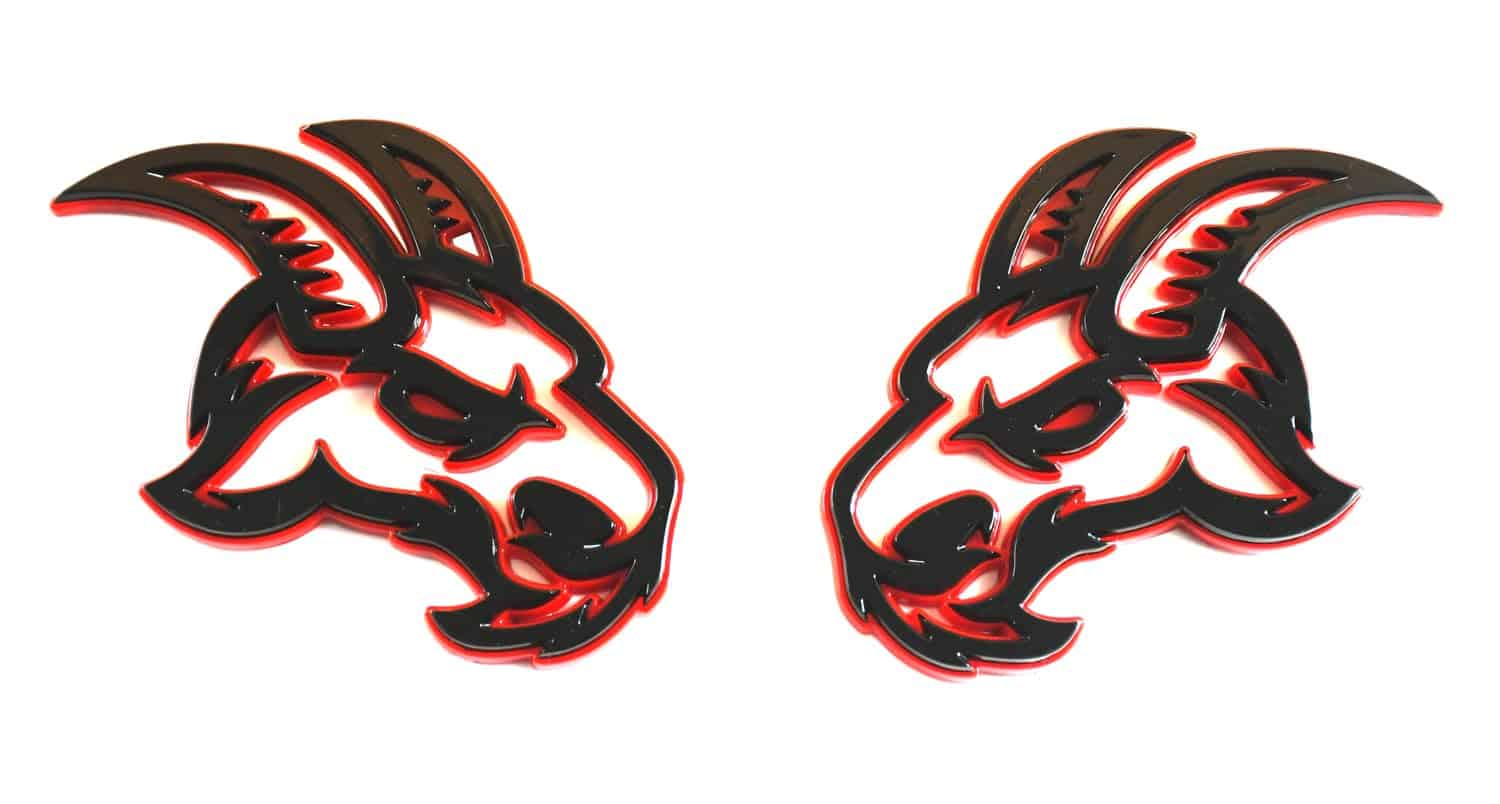 Emblemas personalizados de cabeza nuevos thfmdk 2pcs para - Imagen 8