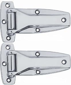 Bisagra Cromada para Fumador en Frigorífico con Pasador