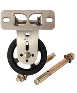 Polea de Pared de 3.5 Pulgadas con Rueda Silenciosa, Polea