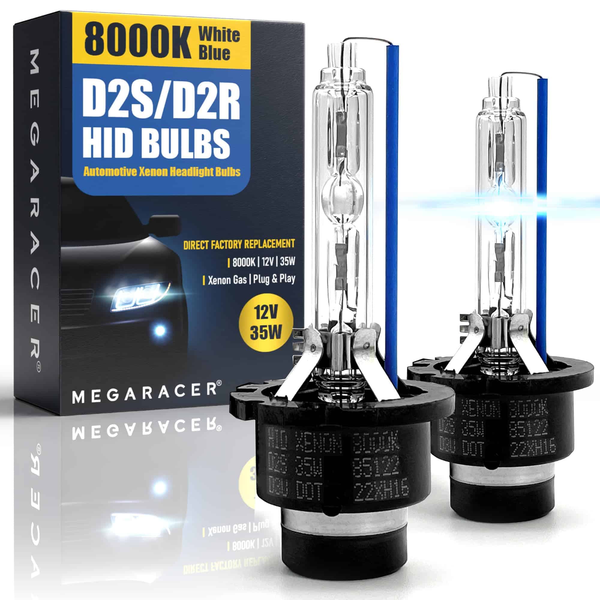Bombillas HID Mega Racer D2S | Bombilla para Faro D2R |