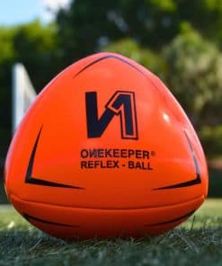 Pelota de Reflejos y Reacción de Fútbol ONEKEEPER Naranja