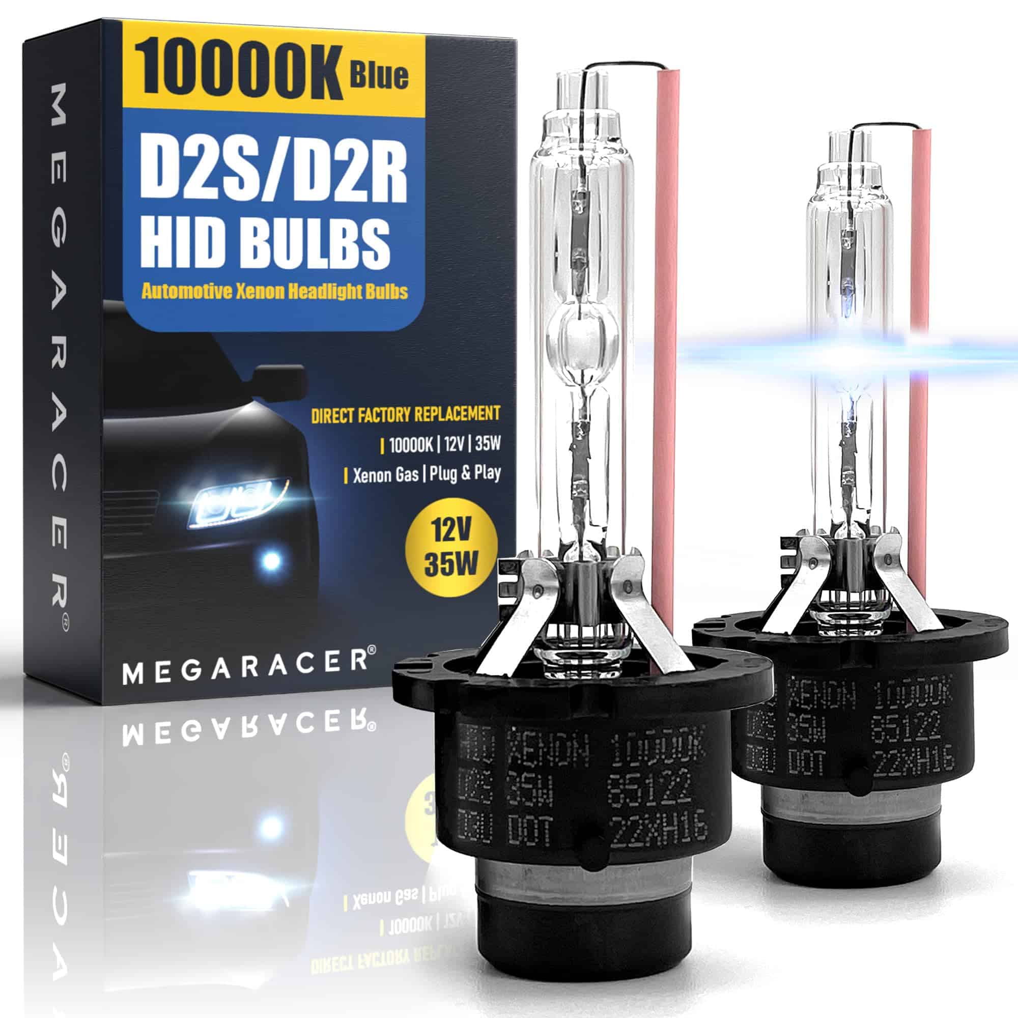 Bombillas HID Mega Racer D2S | Bombilla de Faro D2R |