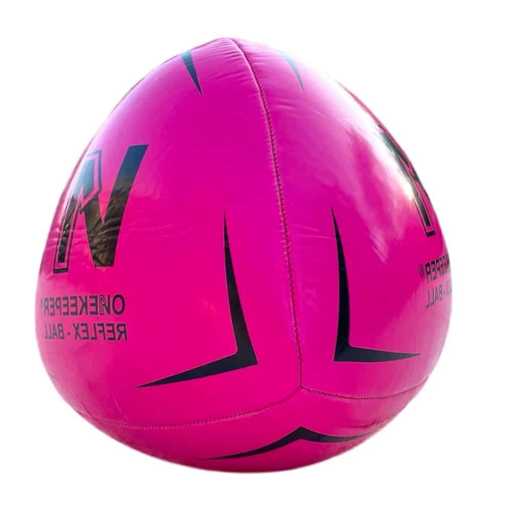 Pelota de reflejo y reacción de fútbol ONEKEEPER - Rosa - Imagen 8