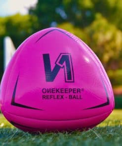 Pelota de reflejo y reacción de fútbol ONEKEEPER - Rosa