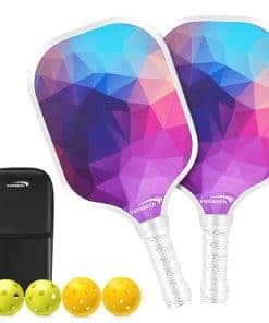 Juego de Paletas de Pickleball Vsmooth Set de 2 Paletas de