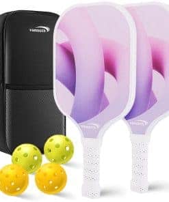 Pickleball Paddles Set VOTMONI Fibra de Vidrio Raqueta de