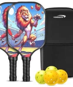 Juego de Palas de Pickleball, Set de Pickleball de Fibra de