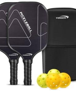 Set de Pickleball con 2 Palas de Fibra de Vidrio, Set de