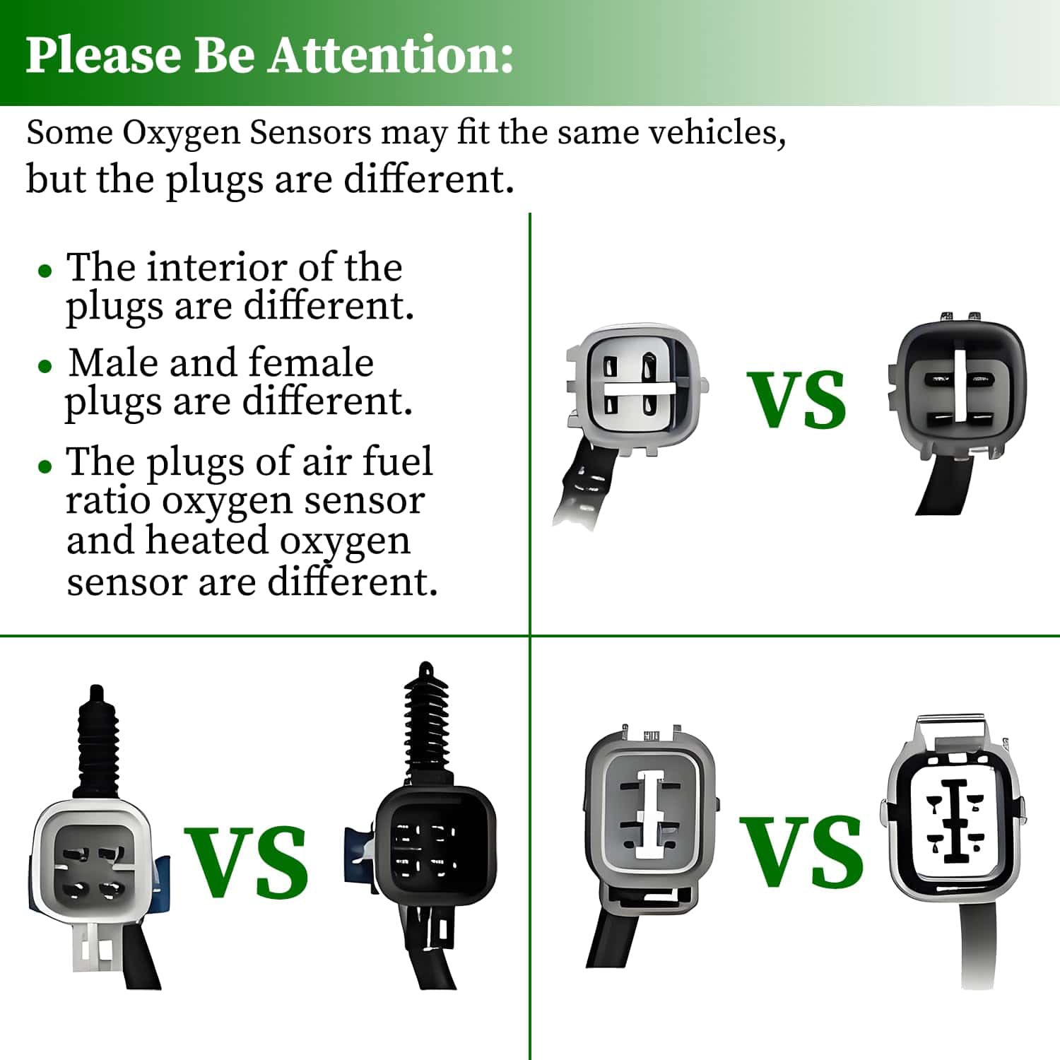 Sensor de oxígeno O2 de aguas arriba compatible para - Imagen 6