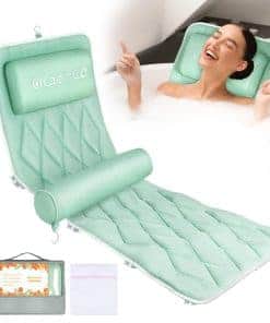 Almohada de Baño de Cuerpo Completo con -Verde