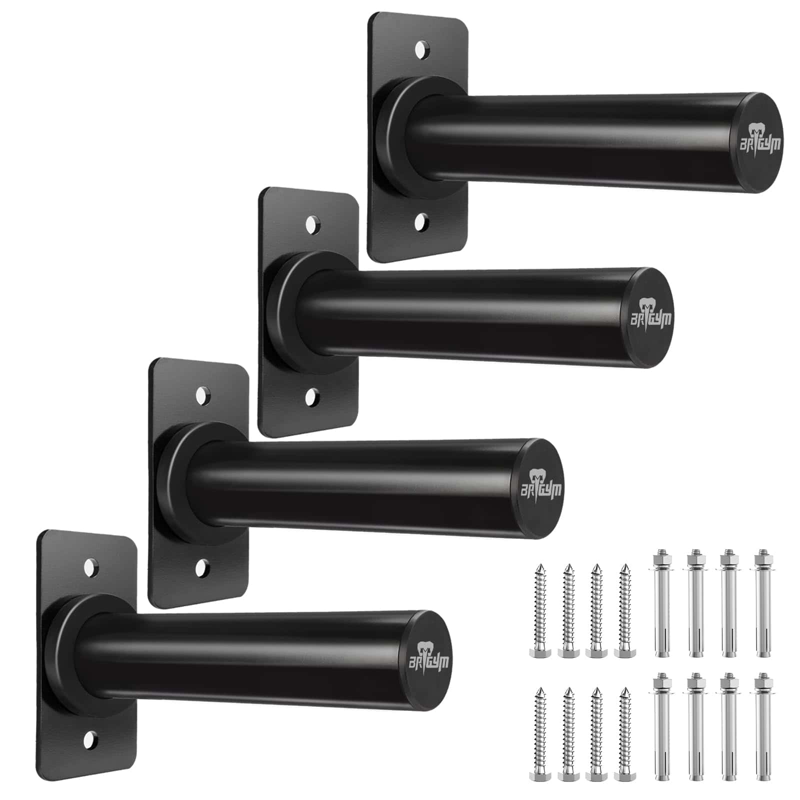 Soporte para Placas de Peso Montado en Pared BRTGYM, para