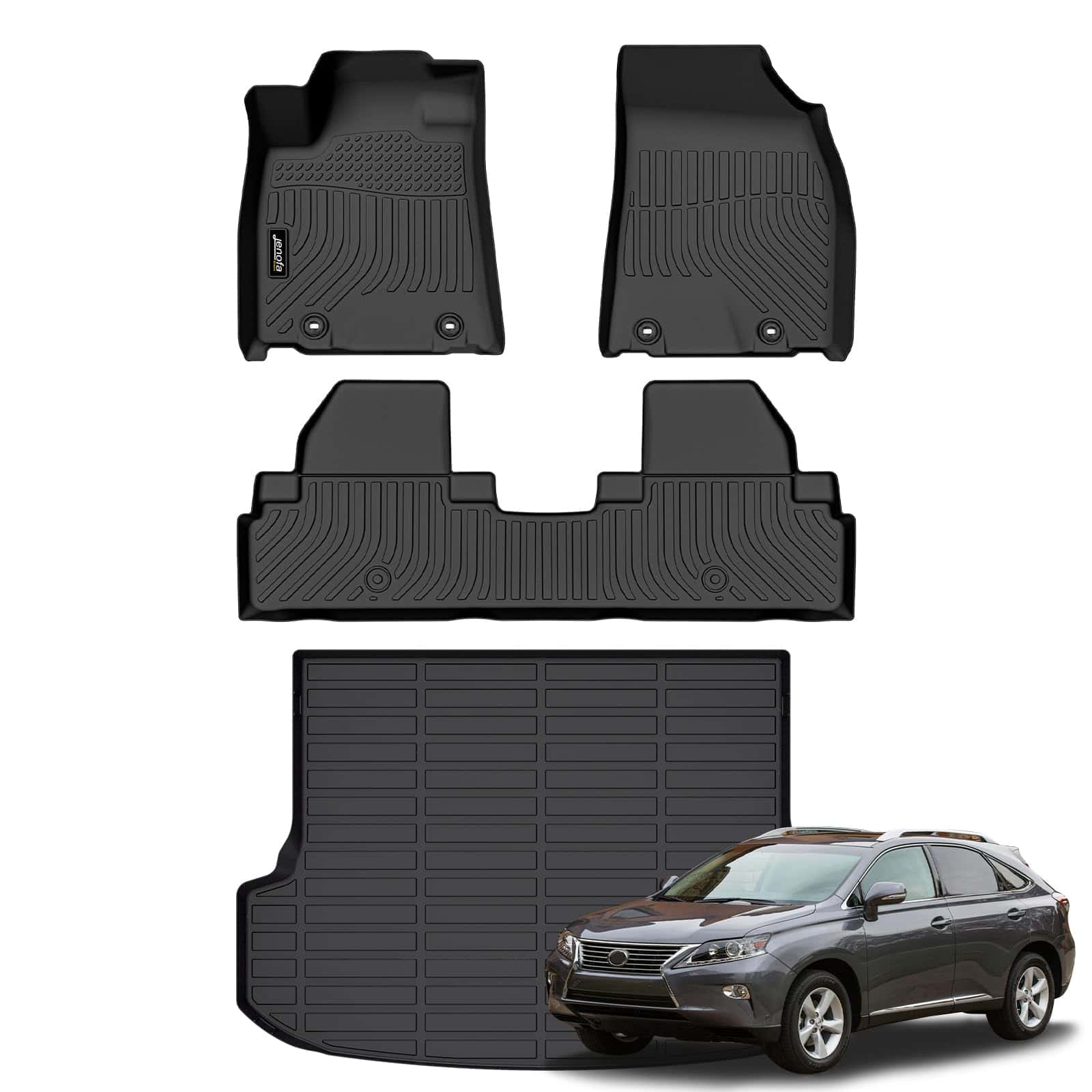 Juego de tapetes de suelo y protector de carga Jenofa para