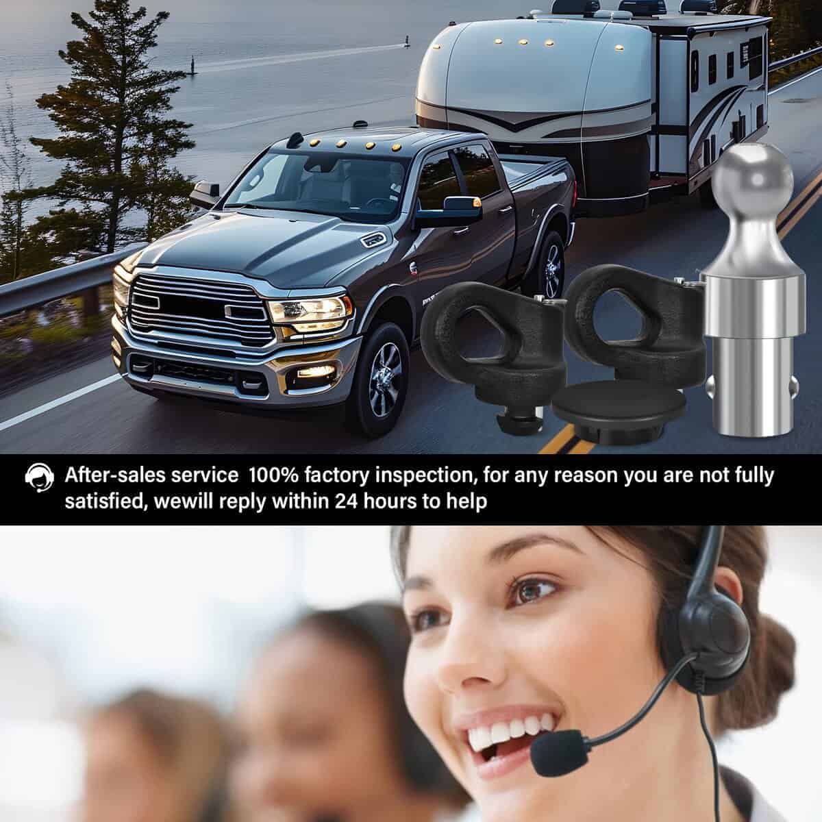 Kit de Bola de Enganche para Sistema Gooseneck 60692, 30000 - Imagen 8