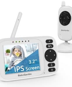 Monitor Para Bebés con Cámara y Audio, 3.2'' IPS Monitor de