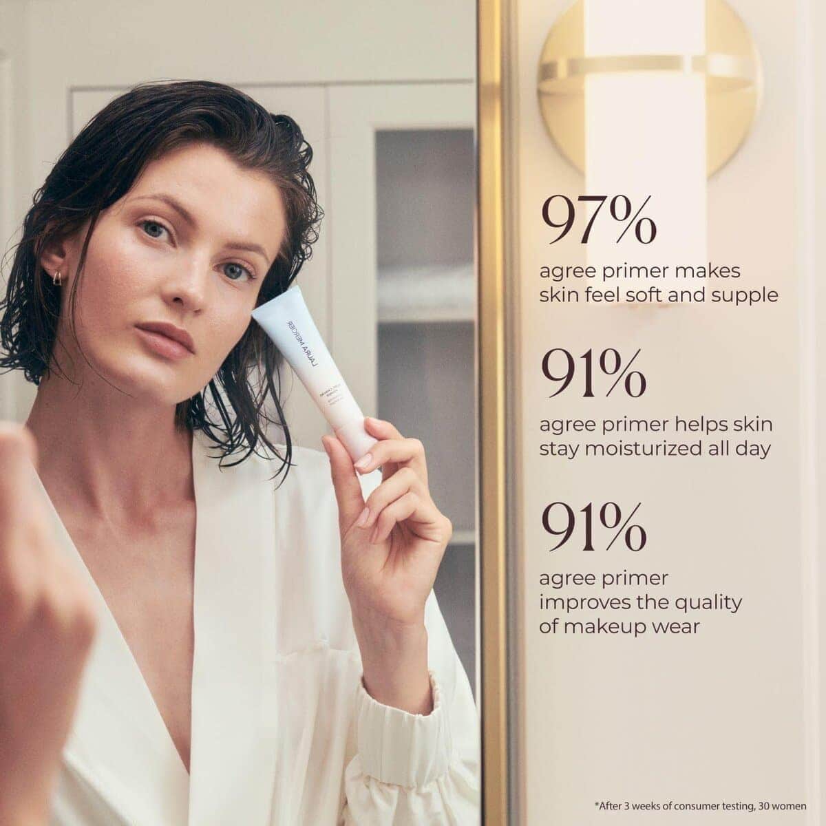 Prebase Laura Mercier Pure Canvas Hidratante, Mejora y - Imagen 7