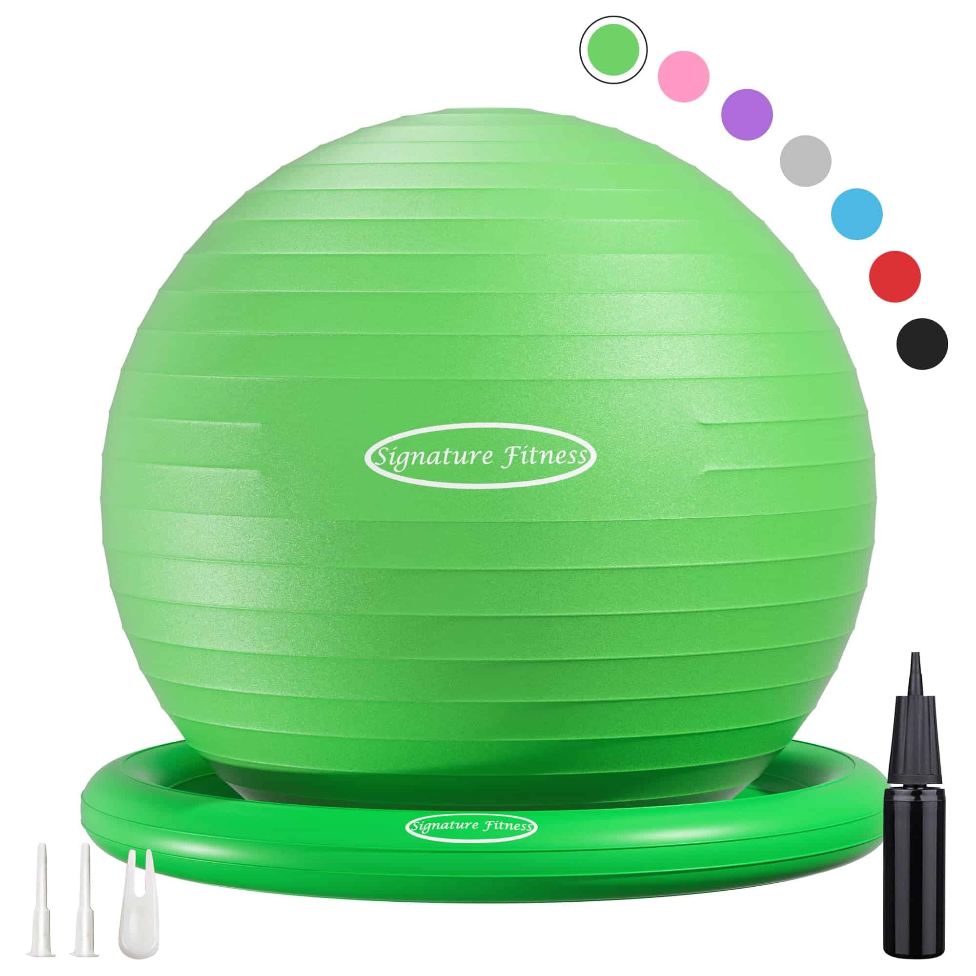 Fitvids Balón de Equilibrio con Base de Anillo Inflable,