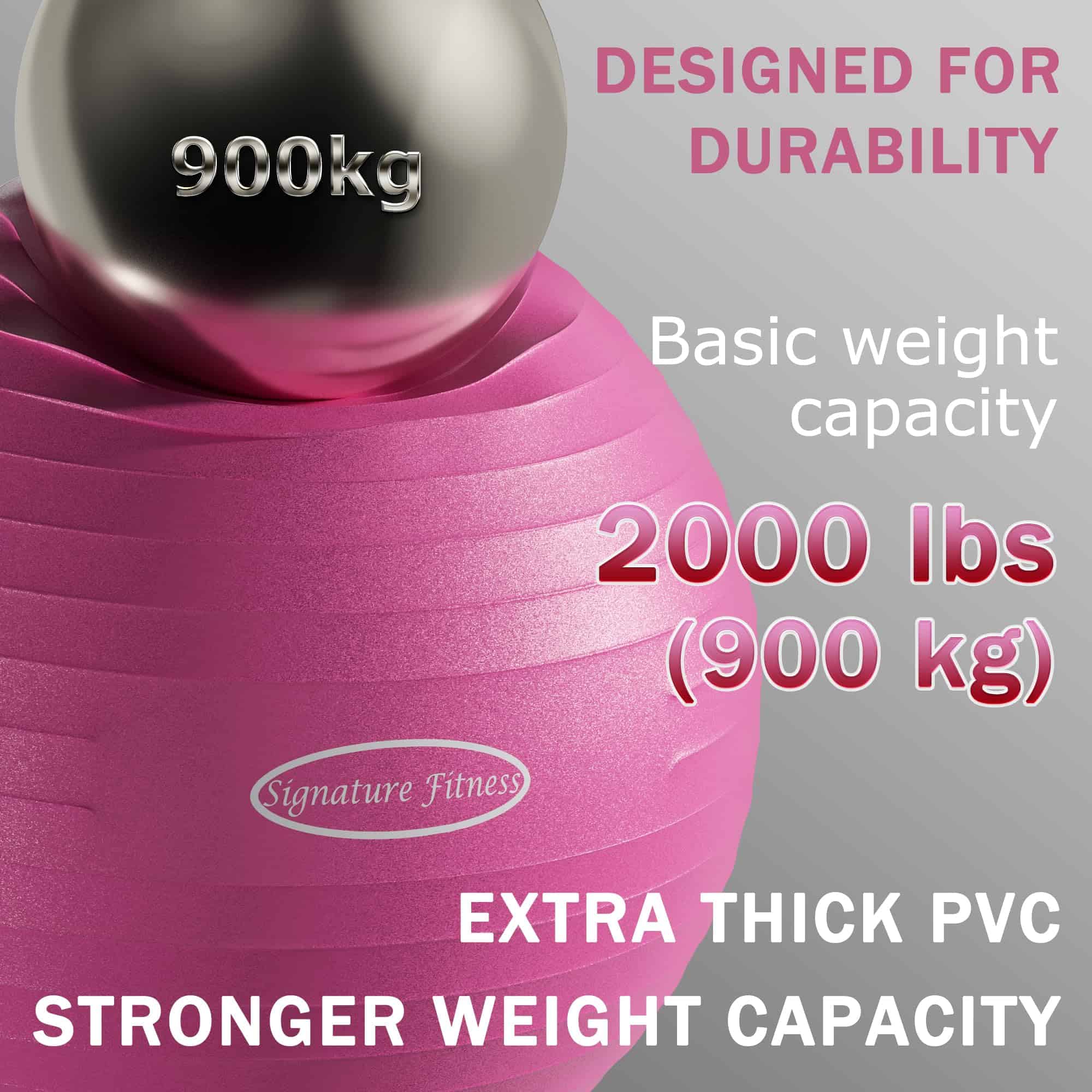 Fitvids Kit de Pelota de Equilibrio con Base de Anillo - Imagen 5