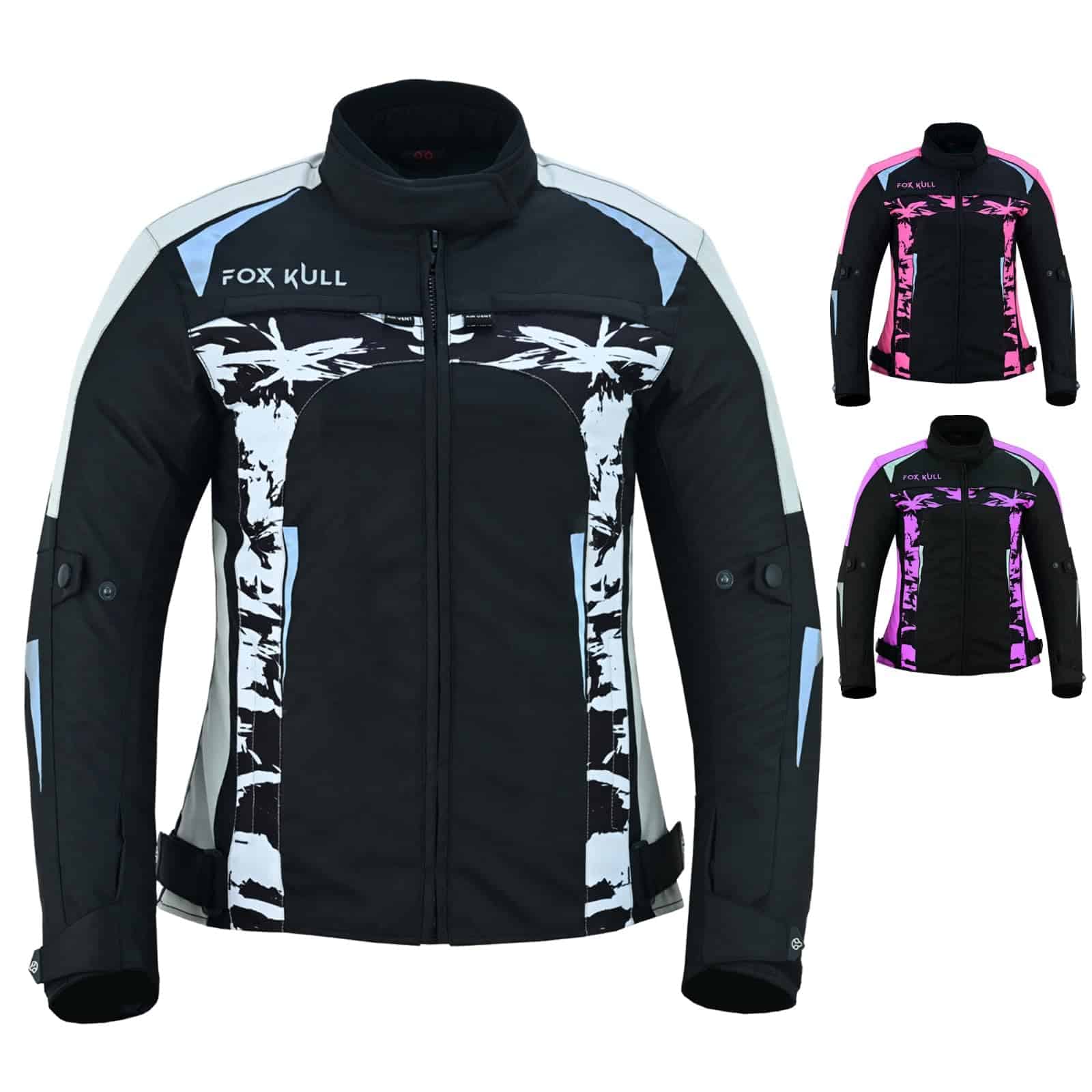 CHAQUETA DE MOTOCICLETA PARA MUJER FOXFULL CE ARMORED