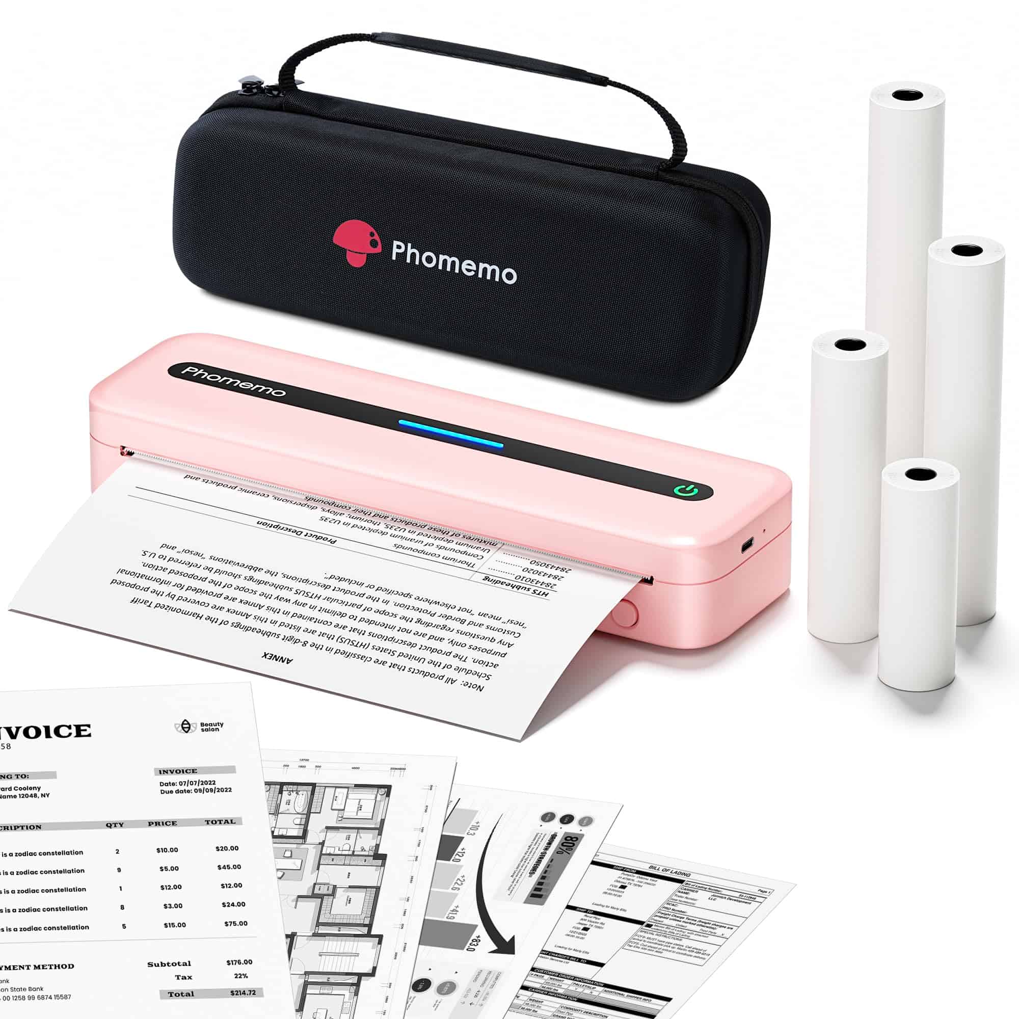 Impresoras Portátiles Inalámbricas Phomemo -Rosa