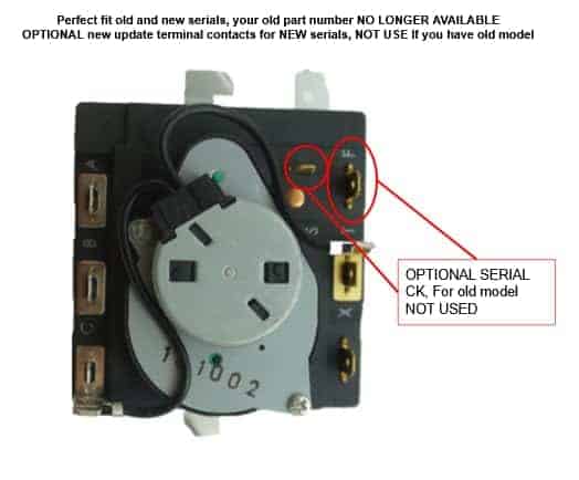 EQUIP. DR US TMD1EM35 EDU0511 Temporizador de Secadora - Imagen 8